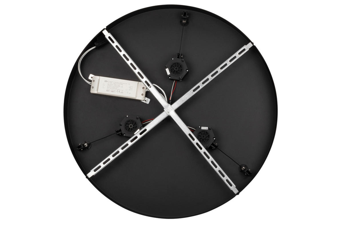 LED-HÄNGLAMPA Kent 60/170 cm  - svart, Design, metall/plast (60/170cm) - Dieter Knoll