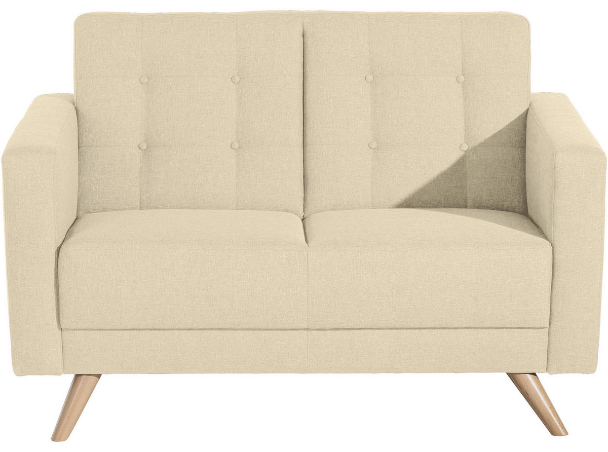 2-SITZER-SOFA Flachgewebe Beige von MAX WINZER