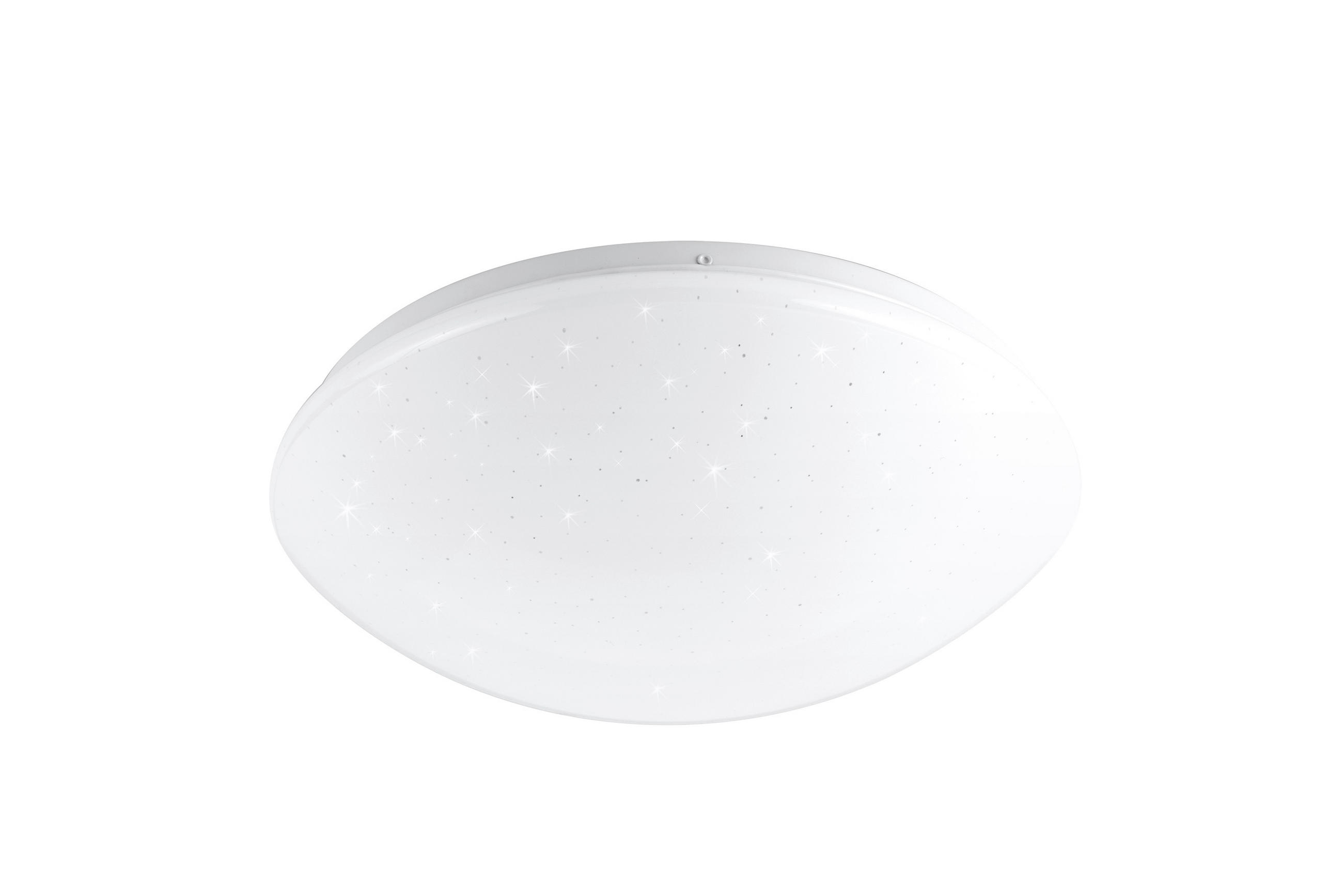 XXXLutz Led-Deckenleuchte Weiß 26x7.5x26 cm