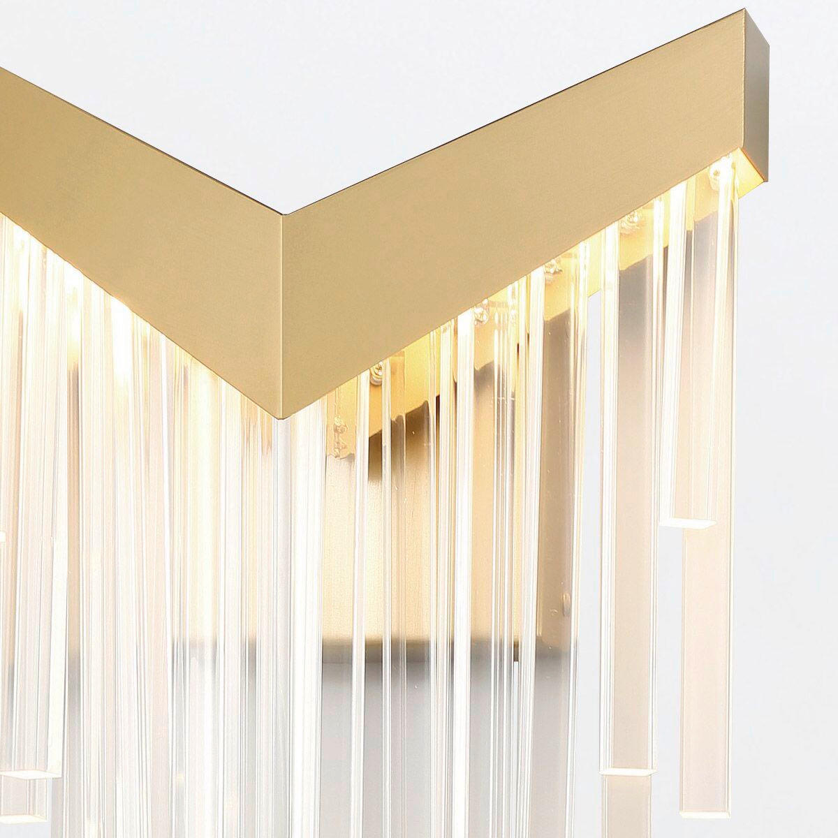 LED-WANDLEUCHTE - Goldfarben, Konventionell, Kunststoff/Metall (25,7/50,8/12,8cm) - Elstead Lighting