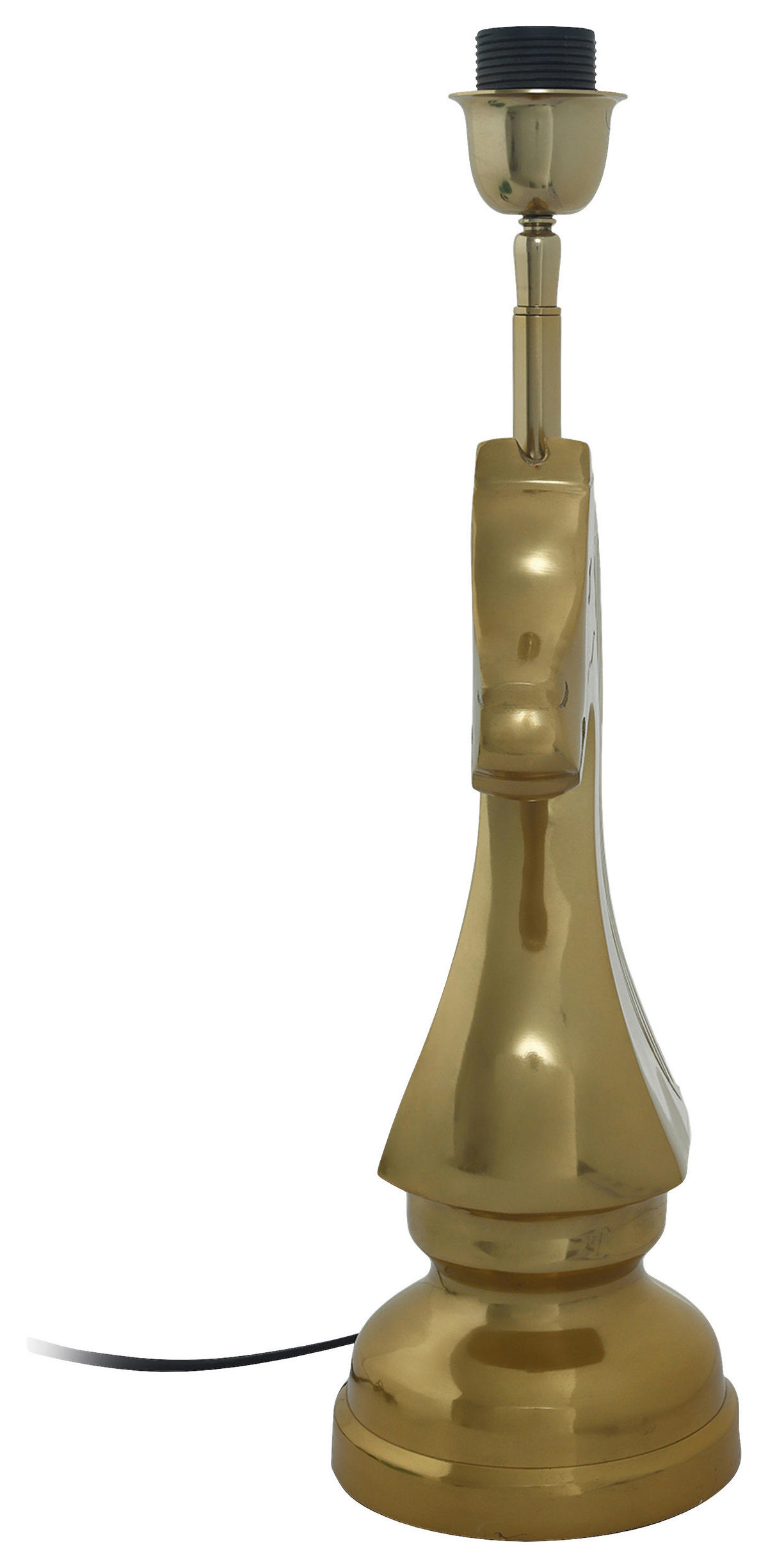 STOLNÍ LAMPA, E27, 40/14/62 cm - černá/barvy zlata, Basics, kov/textil (40/14/62cm) - MID.YOU