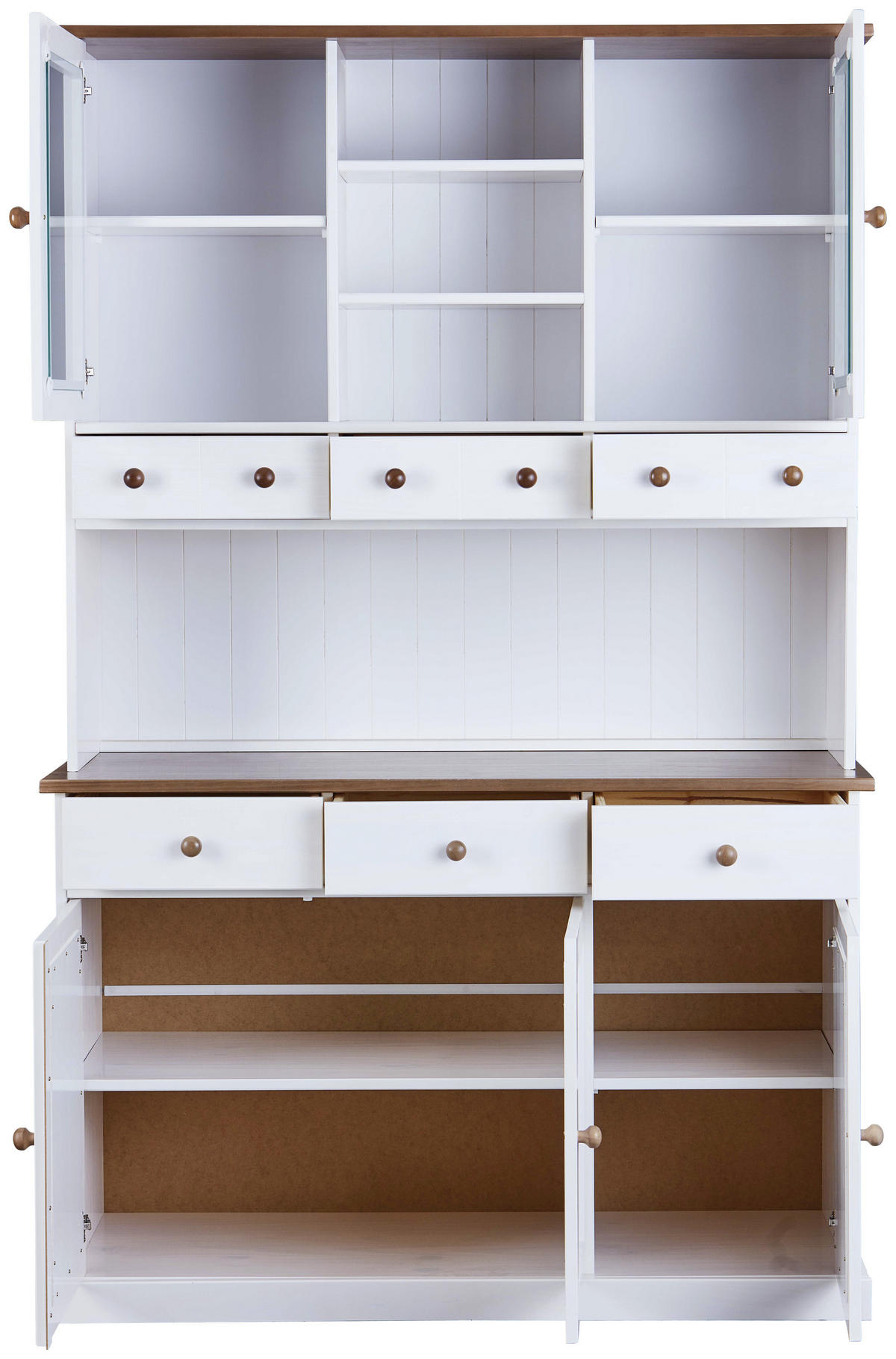 BIFE OMARA, bor rjava, bela - bela/rjava, Trend (131/205/45cm) - MID.YOU