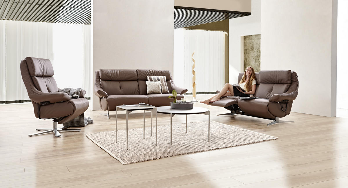 COUCHTISCH in Metall, Keramik 83/83/42 cm  - Edelstahlfarben/Dunkelgrau, Design, Keramik/Metall (83/83/42cm) - Venjakob