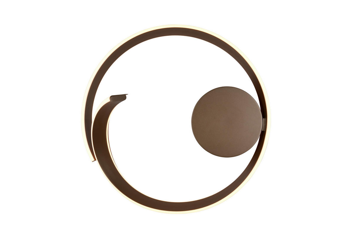LED-DECKENLEUCHTE CIRONDA  - Platinfarben, Design, Metall (59,5/26,5/58,7cm) - Cinque