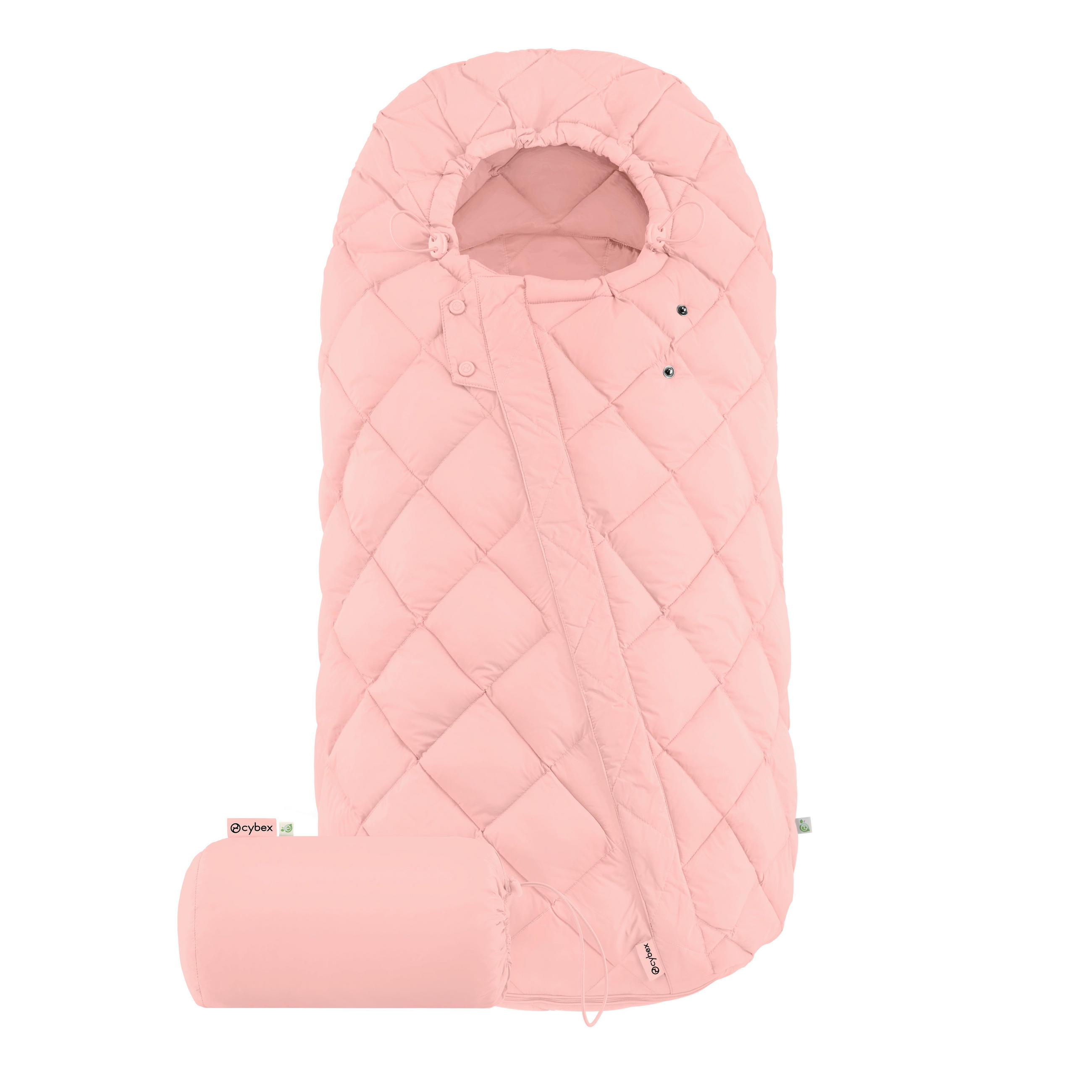 FUßSACK Snogga  - Hellrosa, Basics, Textil (90/50/2cm) - cybex GOLD
