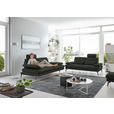 3-SITZER-SOFA in Leder Dunkelgrün  - Dunkelgrün/Schwarz, Design, Leder/Metall (222/86/104cm) - Dieter Knoll