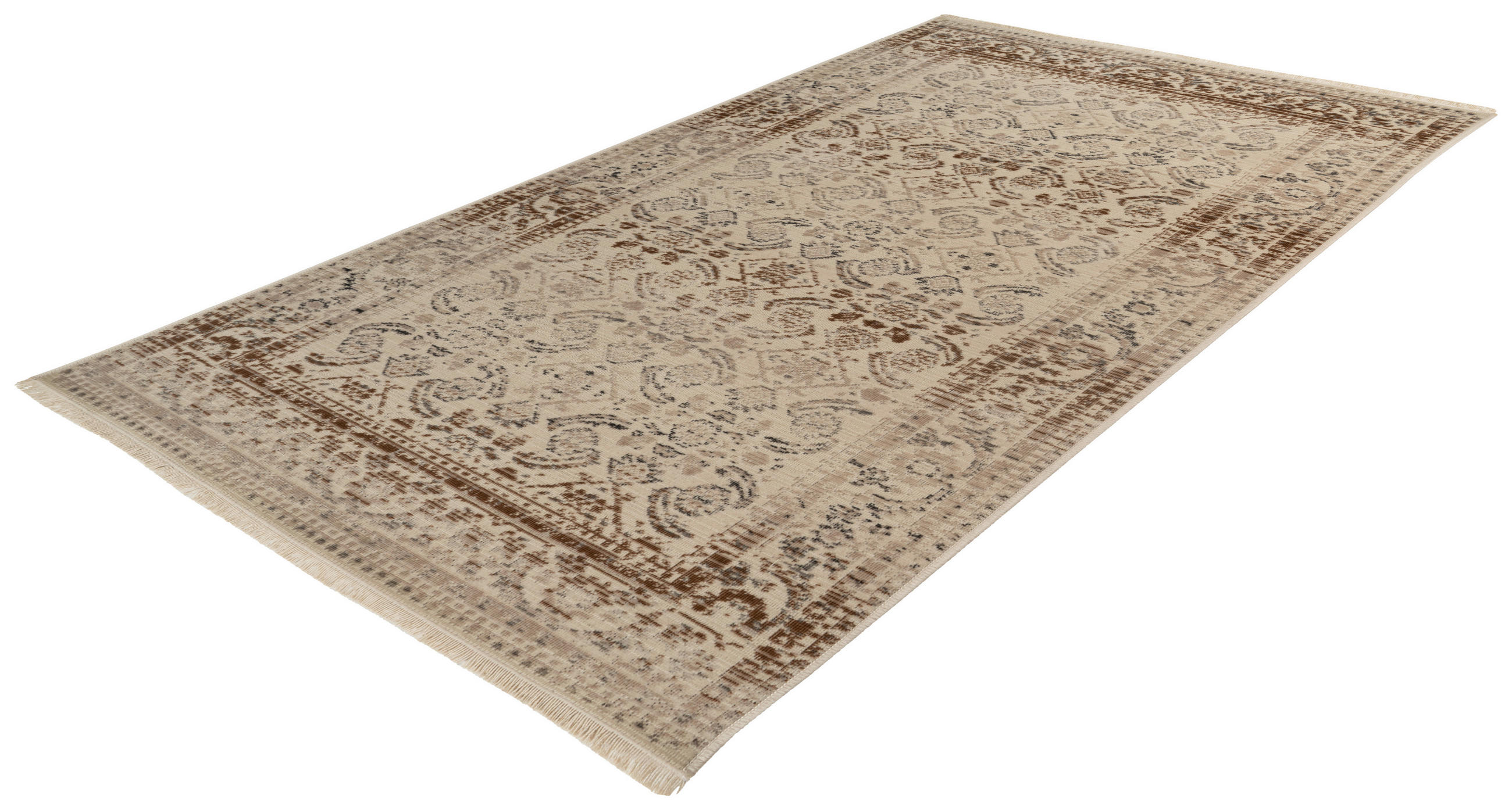 ORIENTTEPPICH 80/150 cm CHARU Beige  - Beige, KONVENTIONELL, Textil (80/150cm)