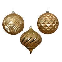CHRISTBAUMKUGEL 20/20/20 cm  - Goldfarben, LIFESTYLE, Kunststoff (20/20/20cm)