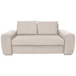 SCHLAFSOFA in Beige  - Chromfarben/Beige, Design, Holz/Textil (199/92/97cm) - Hom`in