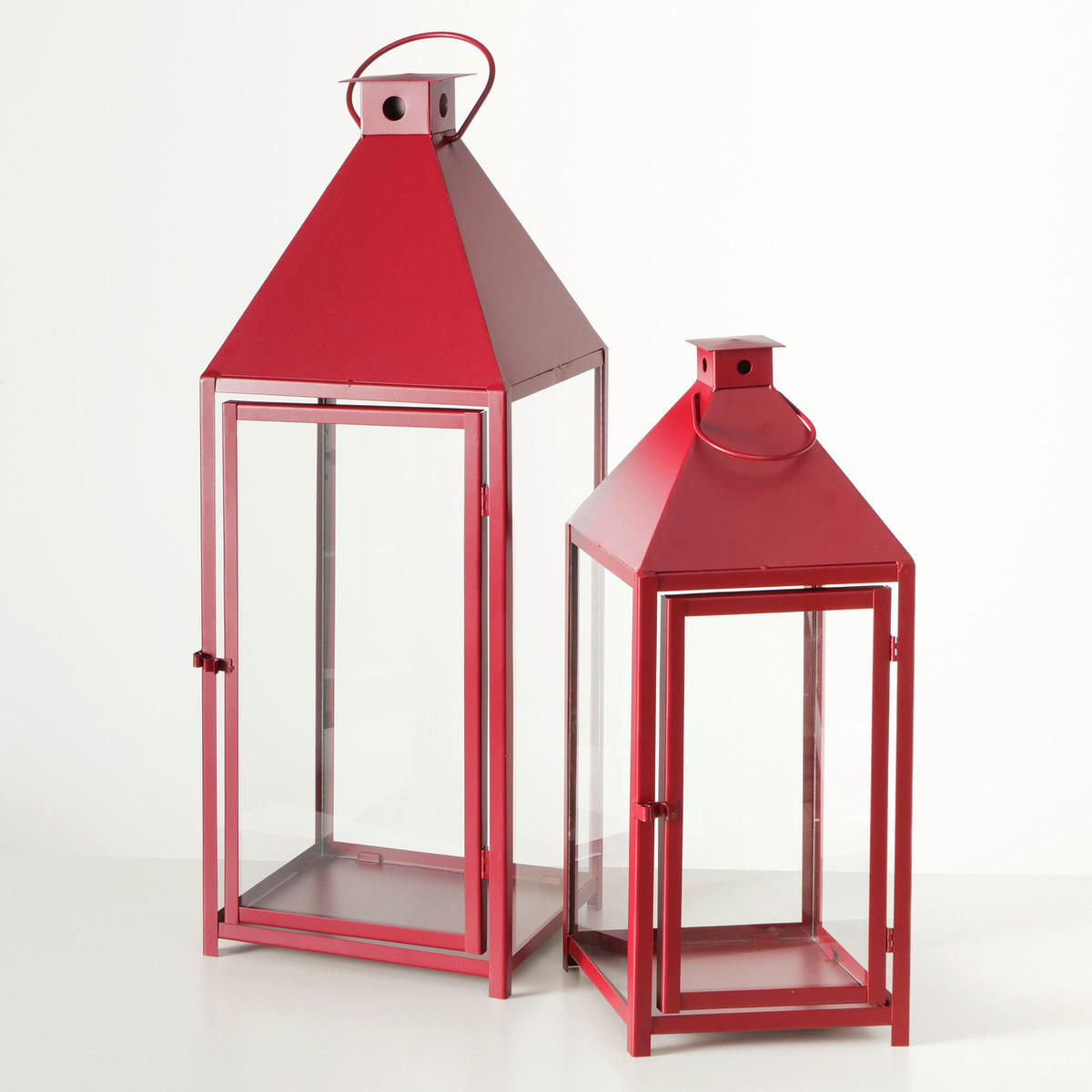 LAMPÁŠ kov - tmavočervená, Basics, kov (36/36/97cm)