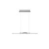LED-HÄNGELEUCHTE MORE 87/13/150 cm   - Nickelfarben, Design, Metall (87/13/150cm) - Hell