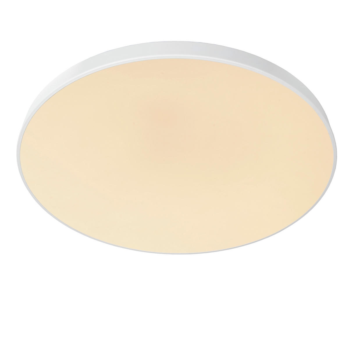LED-DECKENLEUCHTE 80 W    80/80/5 cm  - Weiss, Konventionell, Kunststoff/Metall (80/80/5cm) - Lucide