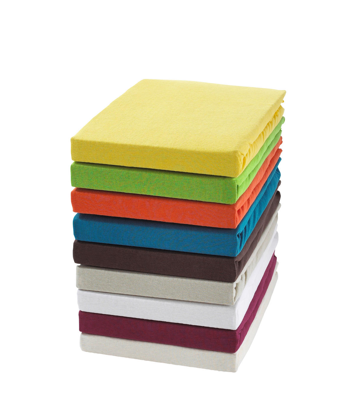 SPANNBETTTUCH Sissi Jersey  - Weiß, Basics, Textil (180/200cm) - Esposa
