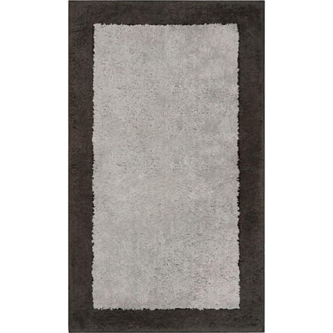 FÜRDŐSZOBASZŐNYEG  60/60 cm  antracit, grafitszürke, natúr színű   - grafitszürke/natúr színű, Design, textil (60/60cm)
