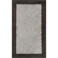 FÜRDŐSZOBASZŐNYEG  60/60 cm  antracit, grafitszürke, natúr színű   - grafitszürke/natúr színű, Design, textil (60/60cm)