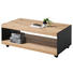 COUCHTISCH in Holz, Metall 110/60/42 cm - Eichefarben/Schwarz, KONVENTIONELL, Holz/Kunststoff (110/60/42cm) COUCHTISCH in Holz, Metall 110/60/42 cm - Eichefarben/Schwarz, KONVENTIONELL, Holz/Kunststoff (110/60/42cm)