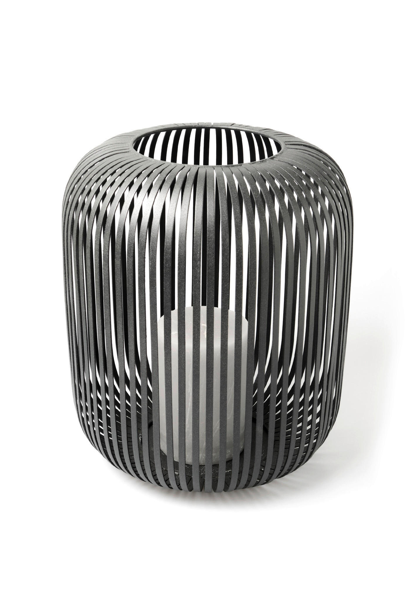 LATERNE  - Schwarz, Basics, Metall (30/35cm)