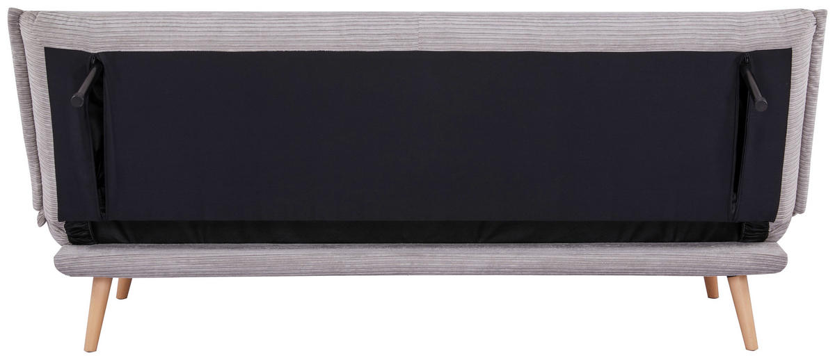 TROSJED NA RAZVLAČENJE tekstil  siva    - siva/prirodne boje, Design, tekstil/drvo (193/86/85cm) - Livetastic