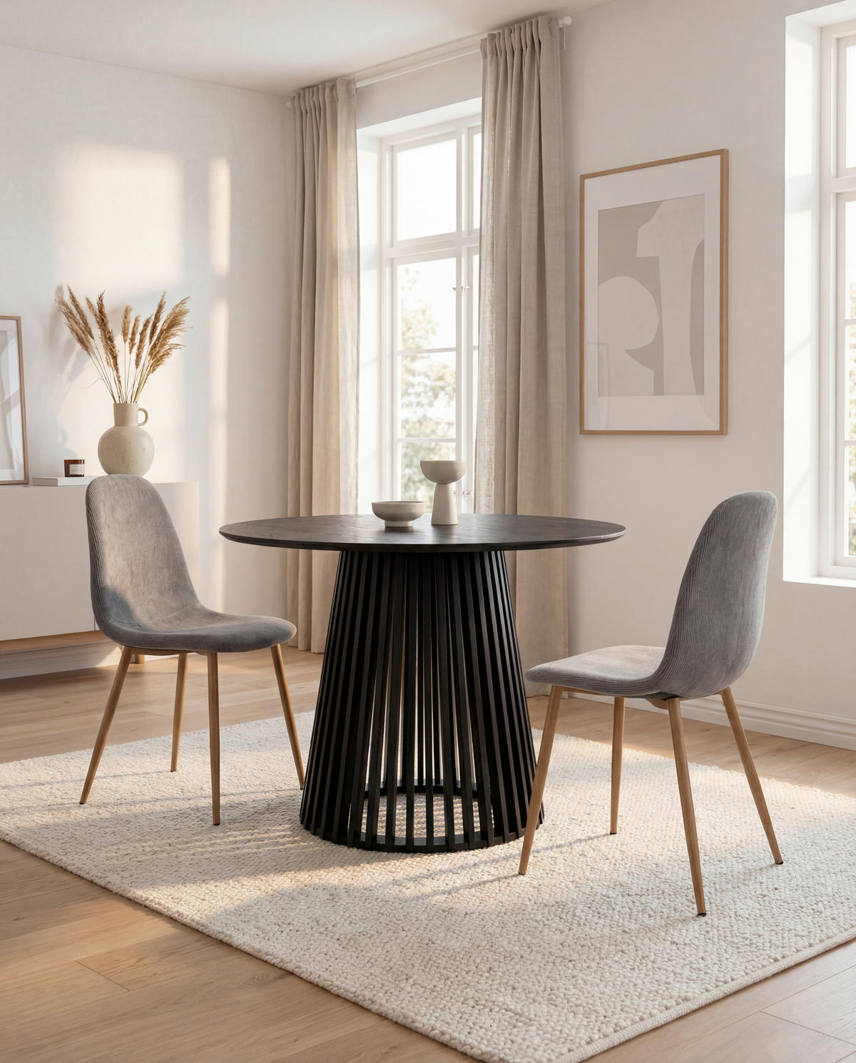 STOL ZA BLAGOVAONICU   drvni materijal      - Basics, drvni materijal (100/100/75cm) - MID.YOU