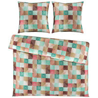 BETTWÄSCHE Javerdat Satin 200/200 cm  - Grün, KONVENTIONELL, Textil (200/200cm) - Novel