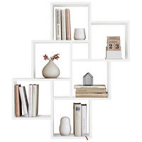 WANDREGAL Weiß  - Weiß, KONVENTIONELL, Holzwerkstoff (82/95/16cm) - MID.YOU