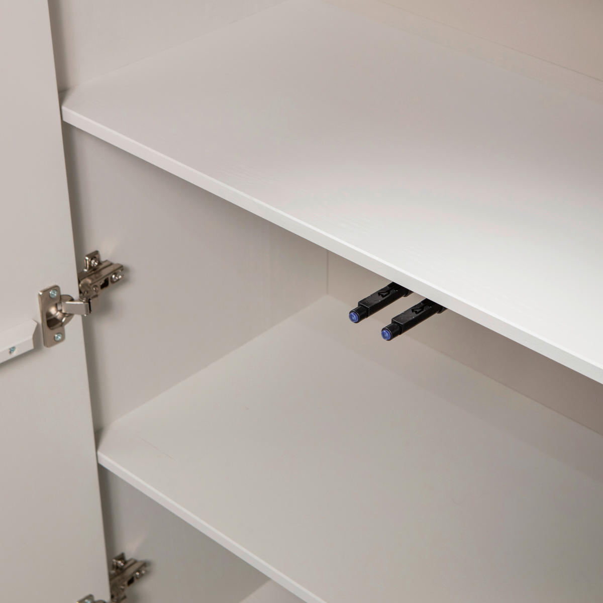 KOMMODE Cadiz  in 85/135/40 cm  - Grauweiß/Schwarz, Design, Holz/Metall (85/135/40cm) - Livetastic