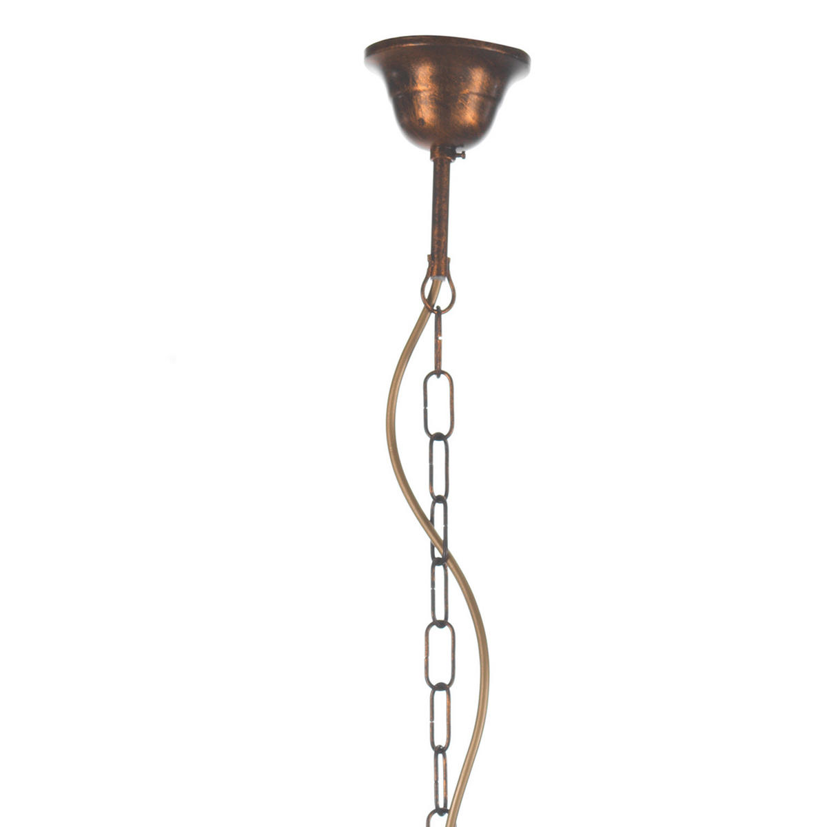 KRONLEUCHTER 55/105 cm   - Bronzefarben, Basics, Metall (55/105cm)