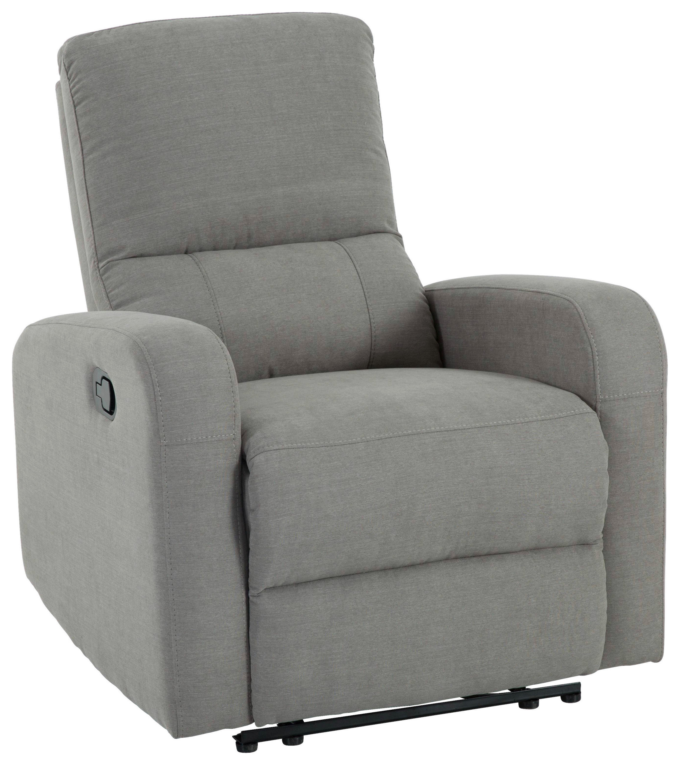 RELAXFÅTÖLJ i trä, textil grå  - svart/grå, Design, trä/textil (79/78-99/93-161cm)