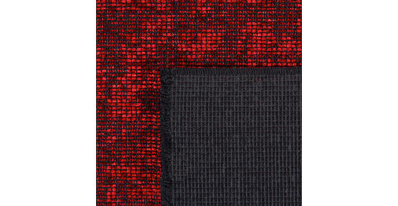 FLACHWEBETEPPICH 140/200 cm Space Rot  - Rot, KONVENTIONELL, Textil (140/200cm) - Novel