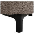 3-SITZER-SOFA  in Chenille Taupe  - Taupe/Schwarz, KONVENTIONELL, Textil/Metall (228/84/99cm) - Carryhome