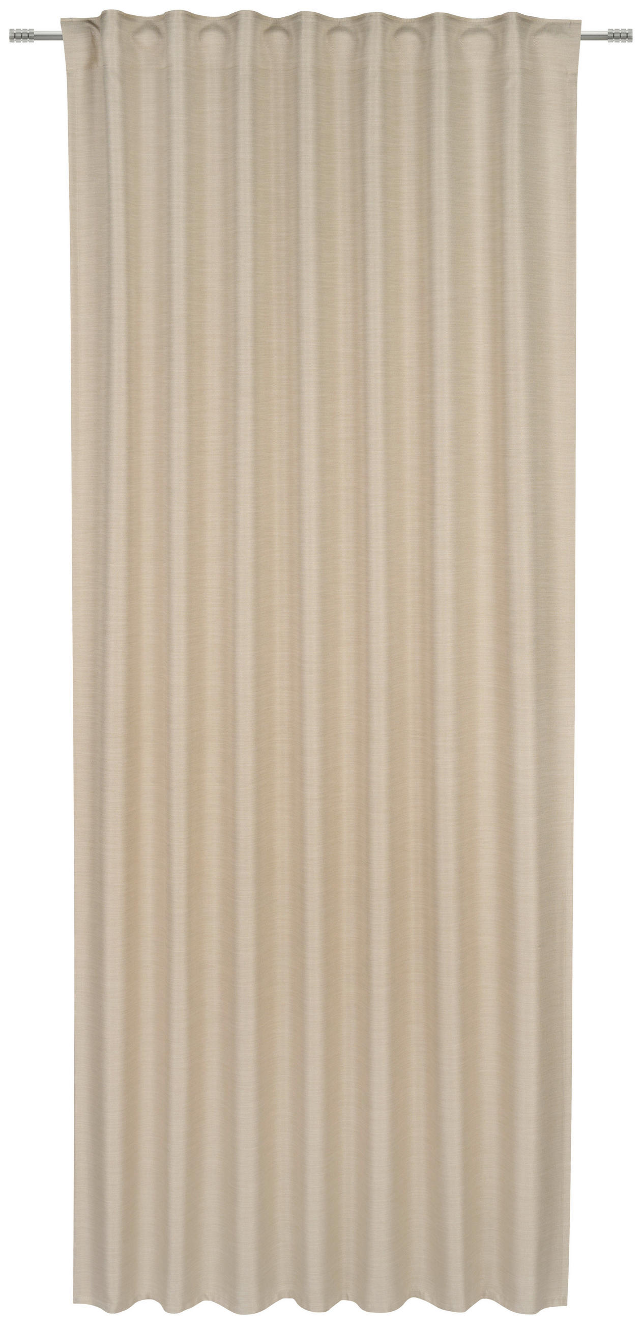 HOTOVÝ ZÁVĚS, neprůsvitné, 140/245 cm - pískové barvy/béžová, Basics, textil (140/245cm) - Esposa