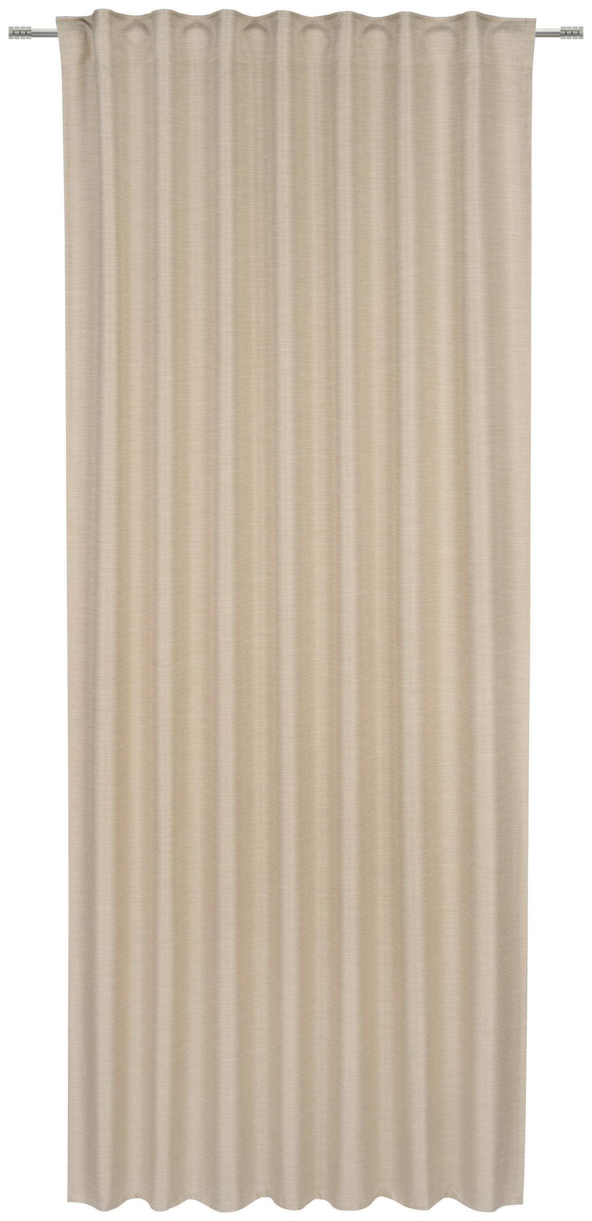 HOTOVÝ ZÁVĚS, neprůsvitné, 140/245 cm - pískové barvy/béžová, Basics, textil (140/245cm) - Esposa