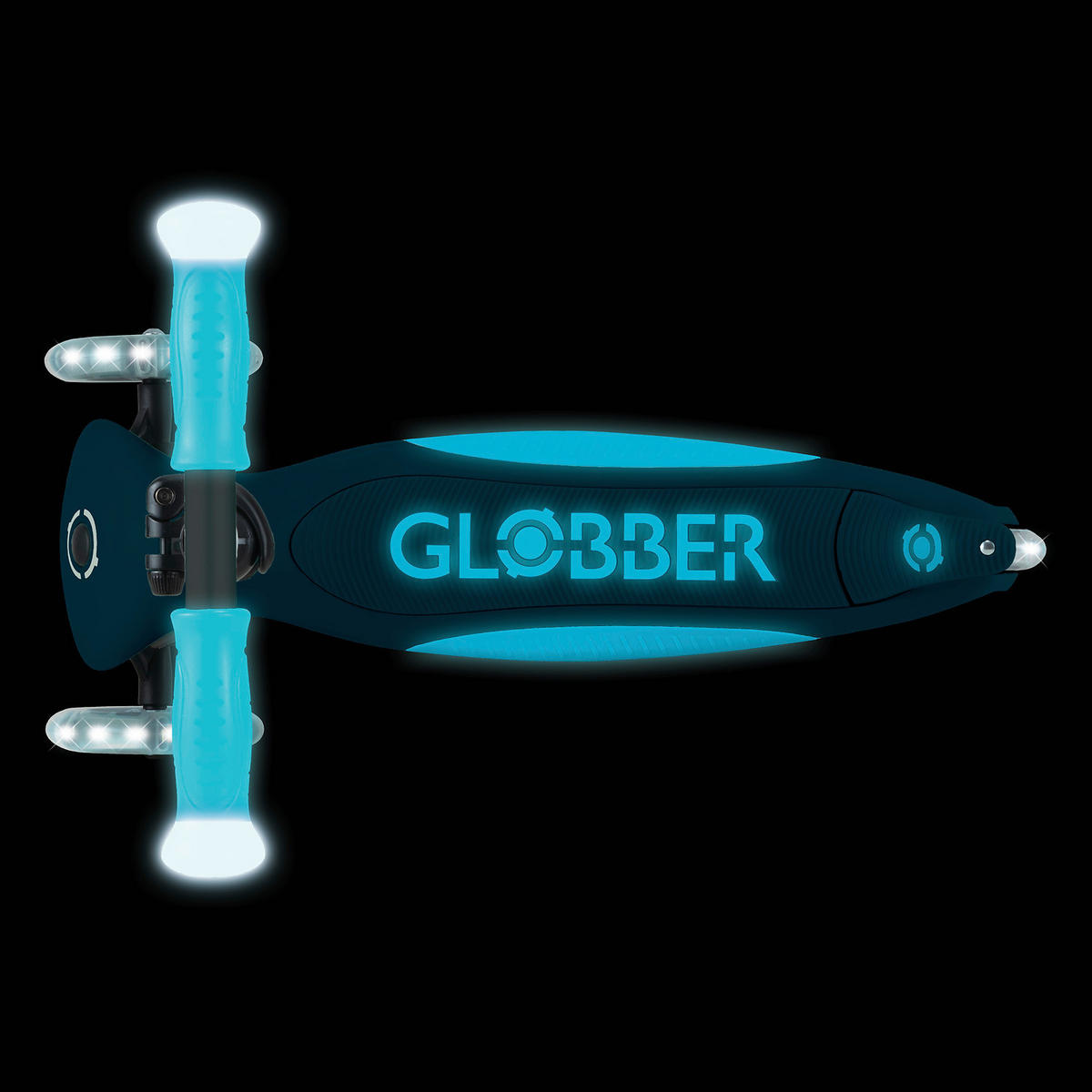 KINDERSCOOTER  - Petrol, Basics, Kunststoff (57,5/28/82.5cm) - GLOBBER