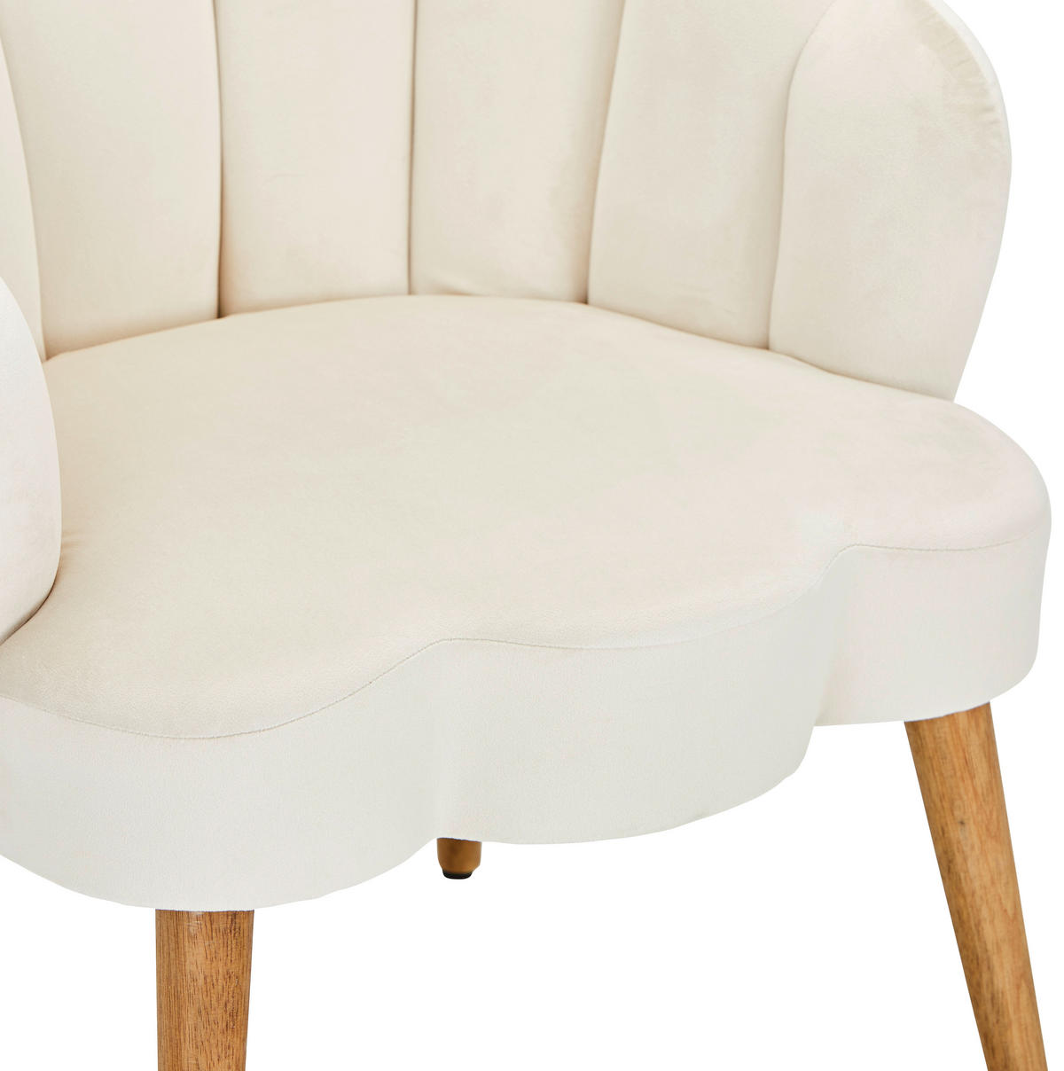 KŘESLO, dřevo, textil, krémová, ecru - krémová/ecru, Design, dřevo/textil (67/80/65cm) - MID.YOU