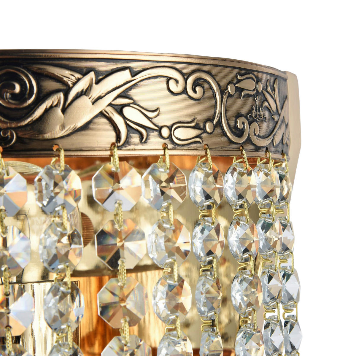 WANDLEUCHTE - Goldfarben, Basics, Glas/Metall (17/18,4/11,9cm) - MAYTONI