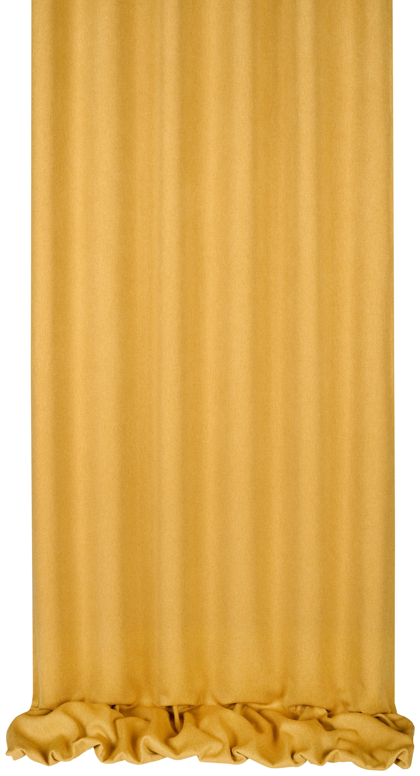 VORHANGSTOFF per lfm blickdicht  - Currygelb, Basics, Textil (140cm) - Esposa