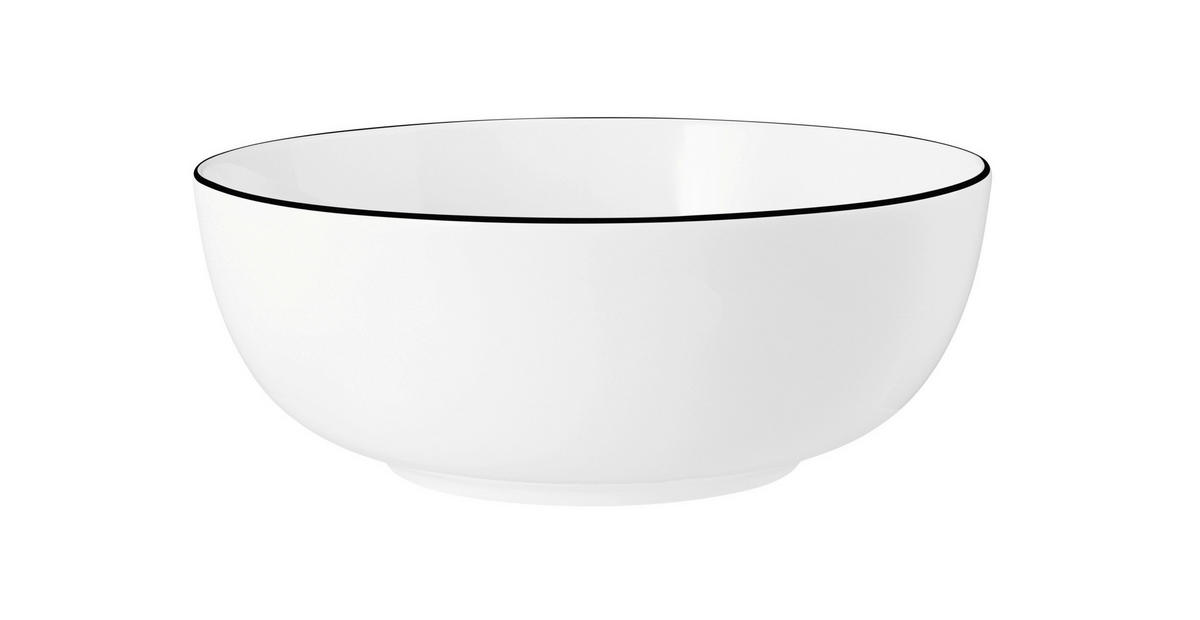 MISA porcelán keramika 20 cm - čierna/biela, Design, keramika (20cm) - Seltmann Weiden