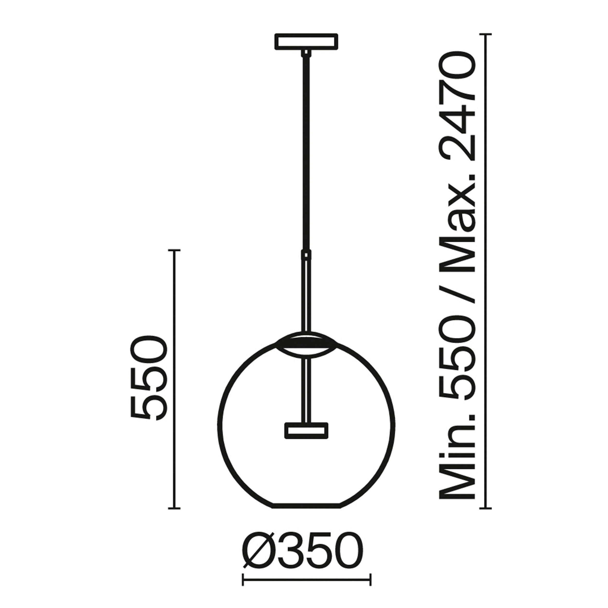 Thumbnail - Maytoni Pendelleuchte, Gold, Metall, Glas, Kugel,Kugel, G, 55 cm, CE, beliebig kürzbar, gleichmäßige Lichtverteilung, La...