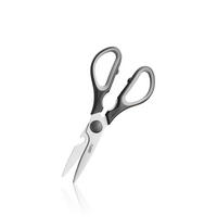 HAUSHALTSSCHERE - Schwarz/Grau, Kunststoff/Metall (21/8,5/1,4cm) - Gefu