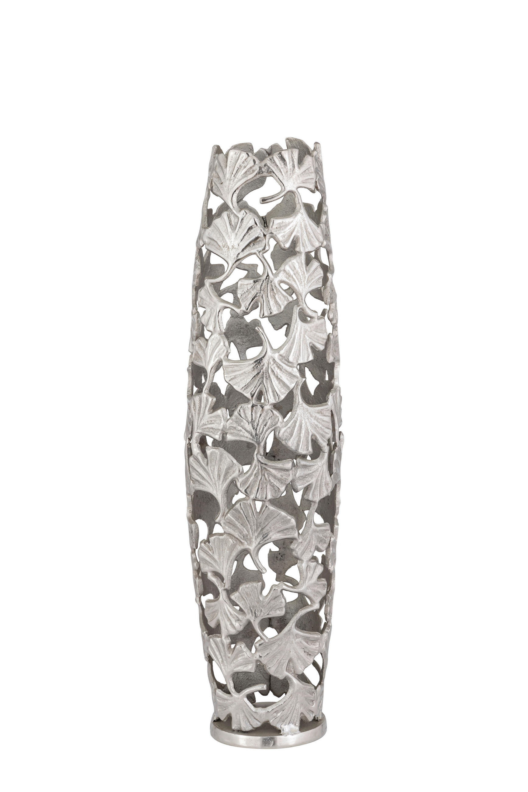 Vază 75 cm  - culoare nichel, Design, metal (21/75/21cm) - Ambia Home