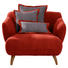 BIG SESSEL in Textil Dunkelgrau, Rot - Dunkelgrau/Rot, Design, Holz/Textil (120/85/150cm) - Carryhome BIG SESSEL in Textil Dunkelgrau, Rot - Dunkelgrau/Rot, Design, Holz/Textil (120/85/150cm) - Carryhome