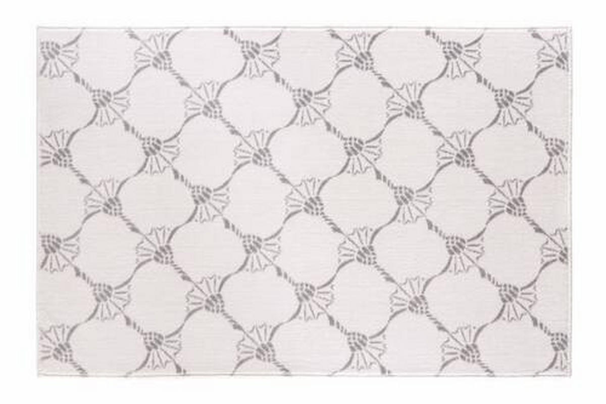 KOPALNIŠKA PREPROGA REPETITION  bela 70/120 cm  - bela, Konvencionalno, tekstil (70/120cm) - Joop!