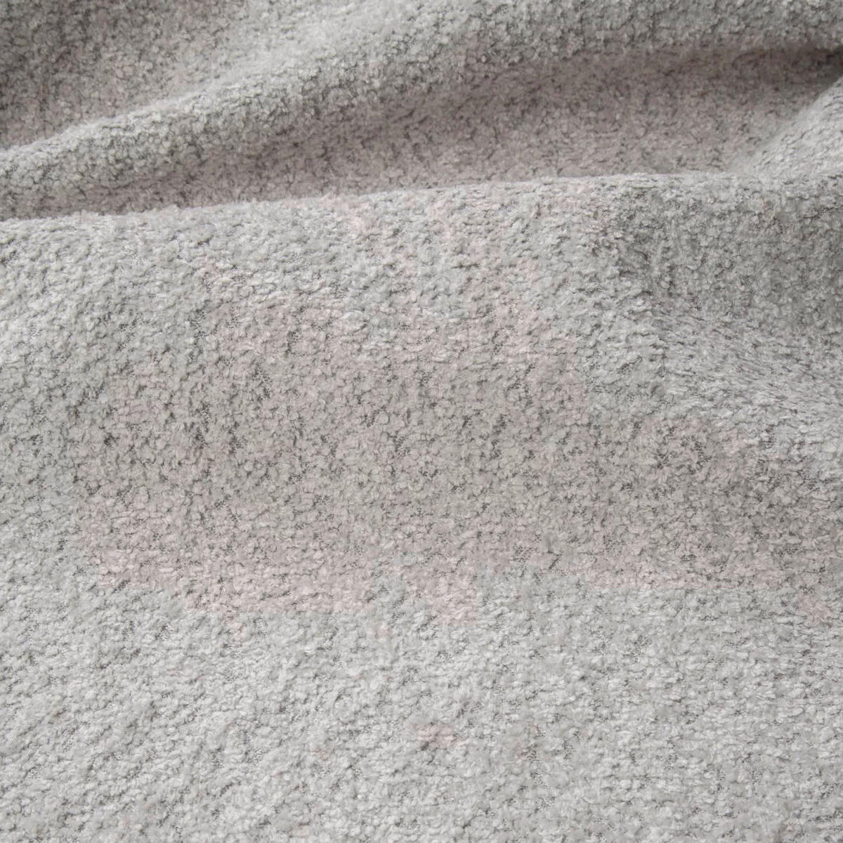 SCHLAFSOFA BRAZIL SOFA in Bouclé Hellgrau  - Silberfarben/Hellgrau, Design, Textil (248/92/110cm) - MID.YOU