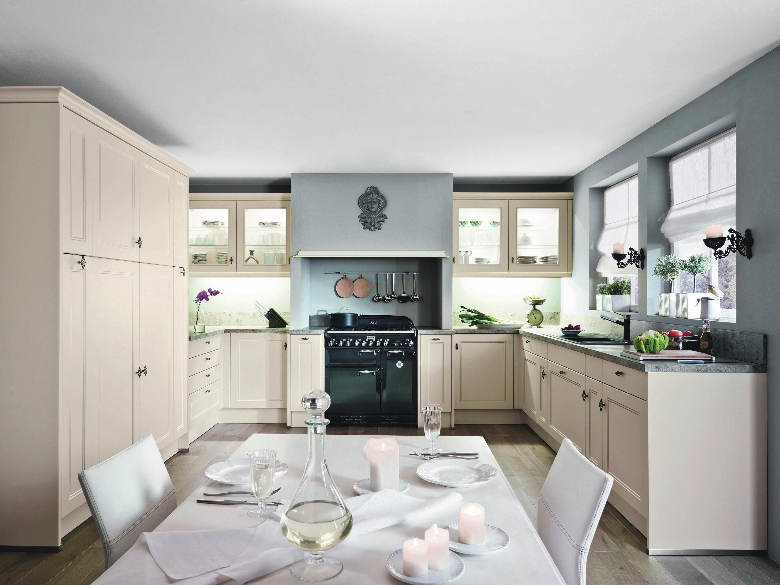 EINBAUKÜCHE WINDSOR LACK  - Sahara, Design, Holzwerkstoff - Nolte Küchen