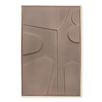 ORIGINALBILD 58/88 cm  - Goldfarben/Braun, Trend, Holzwerkstoff/Kunststoff (58/88cm) - Monee