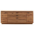 SIDEBOARD 210/84/44 cm  - Eichefarben/Anthrazit, Natur, Holz/Holzwerkstoff (210/84/44cm) - Linea Natura