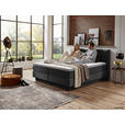 BOXSPRINGBETT 180/200 cm  in Anthrazit  - Anthrazit/Schwarz, KONVENTIONELL, Kunststoff/Textil (180/200cm) - Carryhome