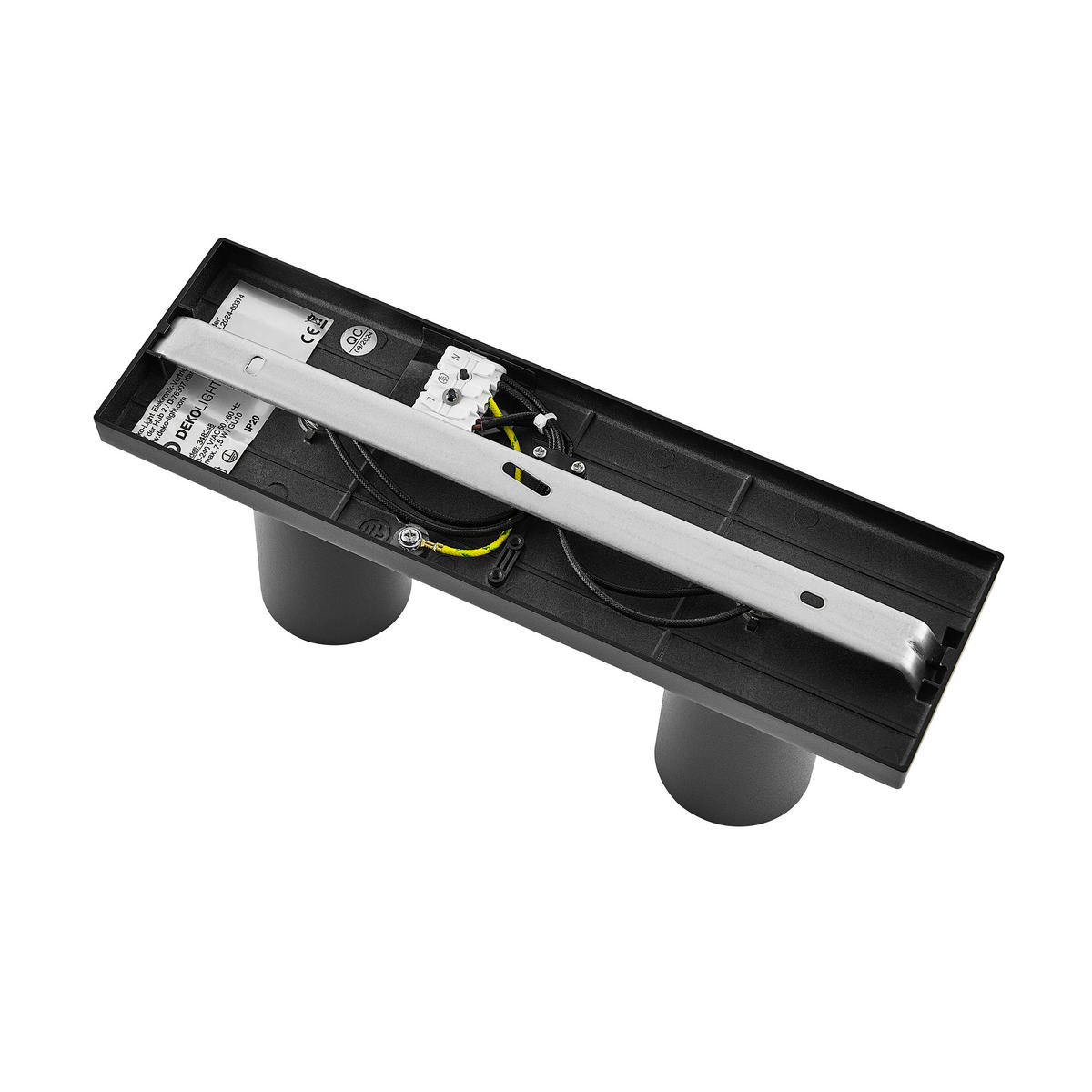 DECKENSTRAHLER - Schwarz, Design, Metall (30/9/12,5cm)