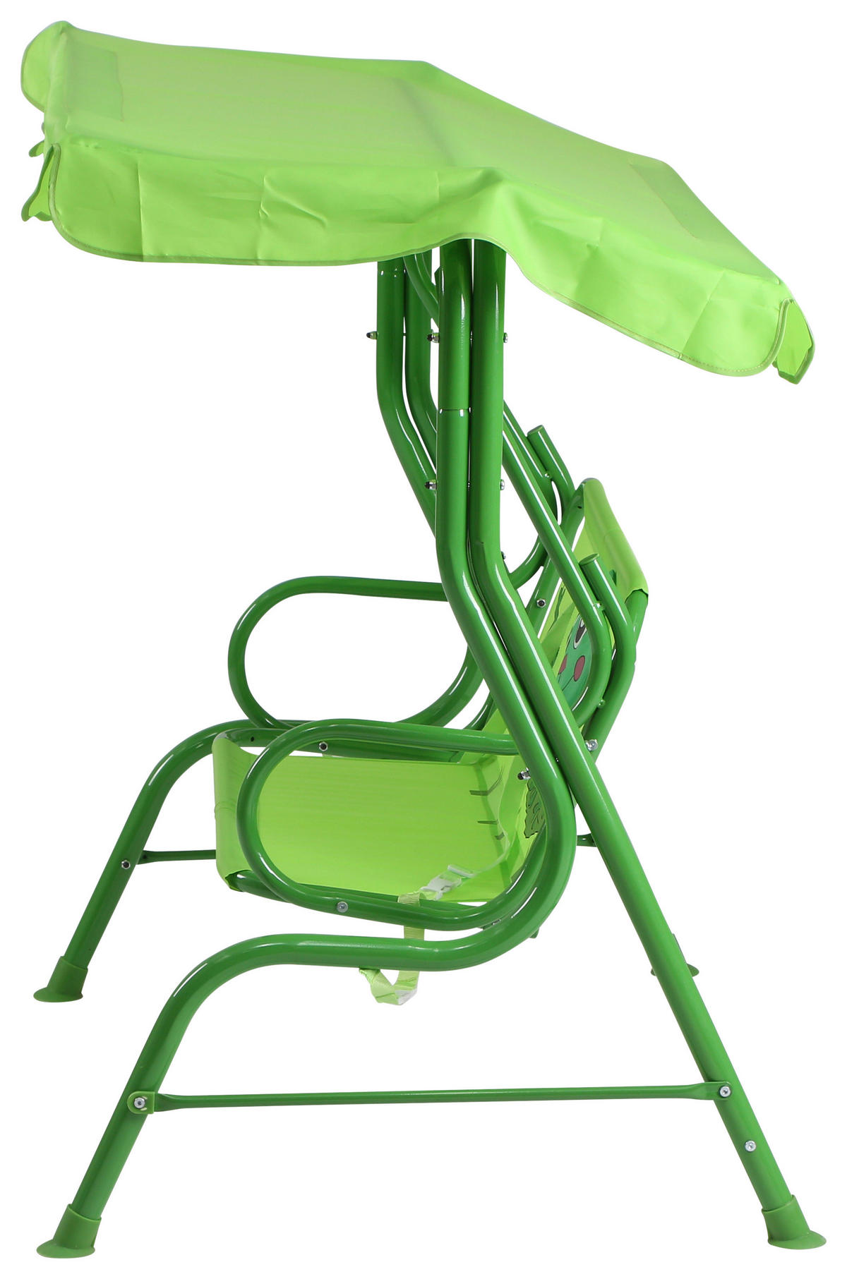 Kinder-Hollywoodschaukel 115/118/75 cm  - Grün, MODERN, Textil/Metall (115/118/75cm) - Siena Garden