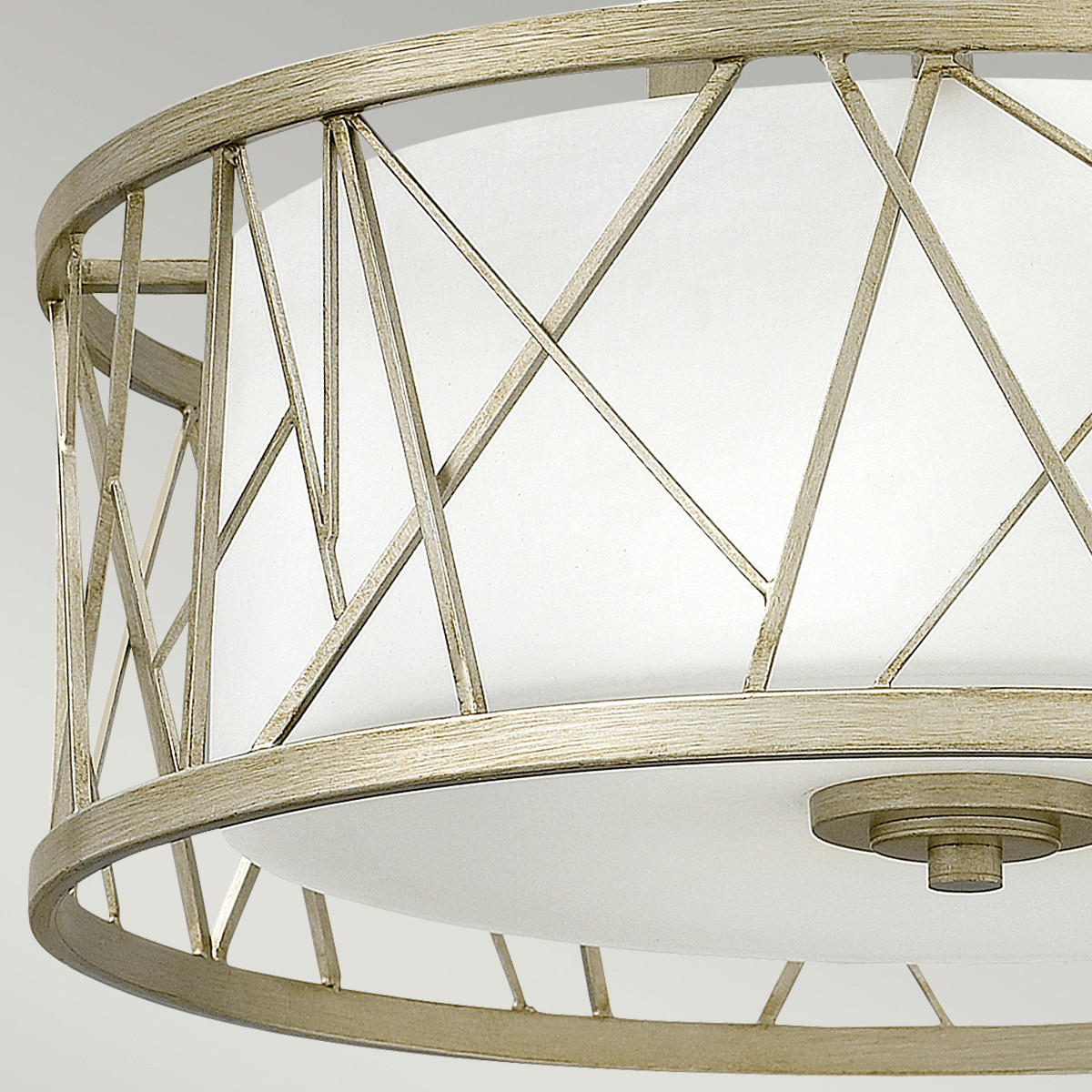 TAKLAMPA Nest 50.8/29.2 cm  - silver, Design, metall/glas (50.8/29.2cm) - Elstead Lighting